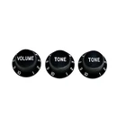 Fender Stratocaster Knobs Black Set 1 Volume 2 Tone Original Bulk Package. Fixed Price $8.99.
