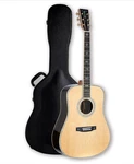 Tario 41" All Solid Acoustic Guitar Sitka Spruce Top Wooden Case Gloss. Fixed Price $1286.50.