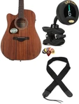Ibanez AW54LCEOPN + Snark ST-8 Re Dunlop PVP101 Levy's M8POLYA-BLK Valu. Fixed Price $438.36.