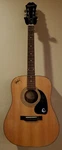 Willie Nelson Autographed / Signed Acoustic Epiphone Ltd. Ed. DR-90 Guitar. Fixed Price $1995.00.