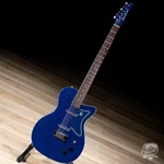 Danelectro Baritone Electric Guitar Blue Metalflake. Fixed Price $569.00.