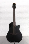Ovation Pro Series Elite Tx 2058-5 12-STRING Acoustic-electric Guitar Black. Fixed Price $854.10.