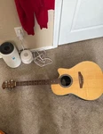 Ovation Celebrity CC026 Acoustic-electric Guitar Natural Cutaway 6-STRING W/ Ca. Fixed Price $250.00.