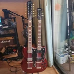Epiphone G-1275 Double Neck Electric Guitar 6/12 String Red. Fixed Price $999.00.