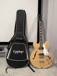 John Lennon Style Epiphone Casino Elec. Hollow Body Guitar Natural Maple Rh. Fixed Price $799.99.