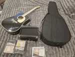 Esteban Eldorado Edition Acoustic Electric Guitar W/accesories. Fixed Price $250.00.