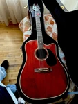 Takamine FP325SRCA Acoustic-electric Guitar Trans Red Mij 1992 Very Rare!. Fixed Price $1200.00.