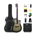 Donner Acoustic Electric Guitar Full Size Kit For Beginner Intermediate With .... Fixed Price $300.09.