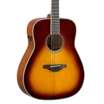 Yamaha Fg-ta Transacoustic Dreadnought Acoustic-electric Guitar, Brown Sunburst. Fixed Price $679.99.