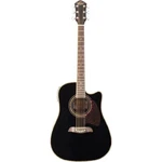 Oscar Schmidt OG2CEB Dreadnought Cutaway Acoustic Electric Guitar, Black. Fixed Price $269.99.