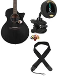 Ibanez AE140WKH + Snark ST-8 Re Dunlop PVP101 Levy's M8POLYA-BLK Value. Fixed Price $468.36.