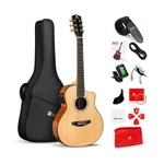 Vangoa 3/4 Size Acoustic Electric Guitar Bundle - Beginner Set. Fixed Price $247.77.