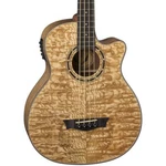 Dean Guitars Exotica Quilt Ash 4 String Acoustic Electric Bass - Gloss Natural. Fixed Price $419.00.