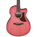 Ibanez AAM50CE Advanced Auditorium Acoustic-electric Guitar Coral Red Burst. Fixed Price $379.99.