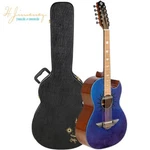 H. Jimenez LBQ1GXE-AB Galaxia Aurora Borealis Bajo Quinto Guitar With Case. Fixed Price $1449.00.