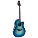 Ovation Celebrity Shallow, Acoustic Electric Guitar Blue/natural Burst. Fixed Price $603.99.