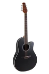 Applause Mid-depth Lyrachord Body Acoustic Electric Guitar AB24-5S -black Satin. Fixed Price $378.08.