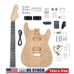 Electric Guitar With Hardward Mahogany Diy Kits Best Luthier Gift. Fixed Price $99.90.