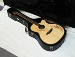 Luna Vicki Genfan Signature Acoustic Electric Guitar New Solid Top W/ Hard Case. Fixed Price $699.99.