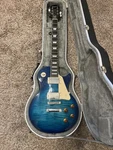 Epiphone Les Paul Standard Pro Electric Guitar Blue Maple Body 6 String W/ Case. Fixed Price $600.00.