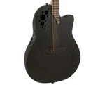 Ovation Pro Series Elite 1868TX-5 A/e Guitar Black Textured. Fixed Price $947.00.