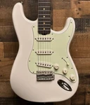 Morgan Electrics New Standard Double Cut Pro Olympic White Guitar. Fixed Price $1899.00.