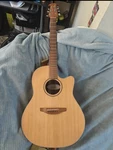 Ovation S771 Balladeer Special Acoustic-electric Guitar Natural W/ Case. Fixed Price $700.00.