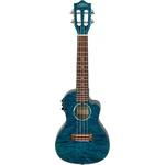 Lanikai Qm-cec Quitled Maple Concert Acoustic-electric Ukulele Transparent Blue. Fixed Price $499.00.