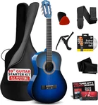 Beginner Acoustic Guitar Kit, 4/4 Full Size All Wood Build Nylon String Instrume. Fixed Price $120.99.