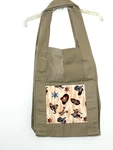 Tote Bag Cowboy Design Hand Made Canvas Applied Pocket 19 13 10 Inch Strap. Fixed Price $12.00.