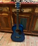 Johnson Blue Acoustic Guitar 6-STRING Steel Great Condition. Fixed Price $350.00.