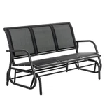 Outdoor Courtyard Seats For 3 People Garden Chair Gliding. Fixed Price $315.08.