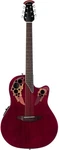 Ovation Acoustic Electric Guitar Celebrity Elite 6 String - Ruby Red. Fixed Price $574.02.