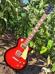 Lp Style Electric Guitar Cherry Red Burst - Beauty By Glen Burton. Fixed Price $198.95.