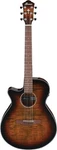 Ibanez Model AEG70LTIH Lefty Acoustic Electric Guitar, Tiger Eye Burst Finish. Fixed Price $429.99.