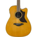 Yamaha A1MVN Folk Cutaway Acoustic Electric Guitar Vintage Natural. Fixed Price $649.99.
