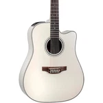 Takamine GD37CE 12-STRING Dreadnought Acoustic-electric Guitar Pearl White. Fixed Price $1099.00.