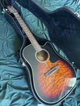 Washburn Acoustic Electric Guitar D10CEQSB. Fixed Price $300.00.