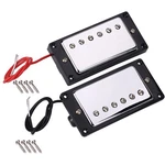 Dilwe Guitar Pickups, Metal Neck & Bridge Chrome Humbucker Set.... Fixed Price $37.27.