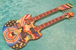 Custom Epiphone By Gibson G-1275 Double Neck Electric Guitar Sg. Fixed Price $2499.00.