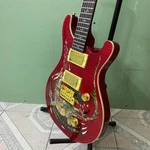 Red Dragon Inlaid Electric Guitar Gold Hardware Solid Mahogany Body 24 Frets. Fixed Price $269.50.