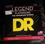 Dr FL-11 Legend Stainless Steel Flatwound Electric Guitar Strings; Gauges 12-52. Fixed Price $18.99.