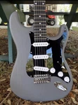 Donner DST-80 Electric Guitar With Amplifier & Accessories Wood Grain Black. Fixed Price $136.69.