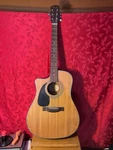 Fender CD-100CE Lh Nat Electric Acoustic Guitar. Fixed Price $150.00.