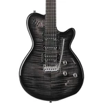 Godin Xtsa Flame Electric Guitar Transparent Black. Fixed Price $2099.00.