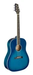 Stagg Acoustic Guitar Slope Shoulder Transparent Blue. Fixed Price $302.33.