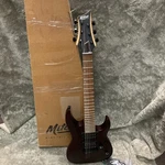 Mitchell MM100 Mini Double Cutaway Electric Guitar Walnut Stain Tested. Fixed Price $89.96.