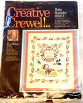 Columbia-minerva Creative Crewel Baby Sampler Kit # 6913/1, 11" X 14". Fixed Price $28.75.