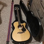 Alvarez AF30CE Acoustic-electric Guitar Natural 6 String W/ Hard Case/stand. Fixed Price $300.00.