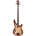 Ibanez SRH500F Fretless Bass Guitar, Natural Browned Burst Flat. Fixed Price $799.99.